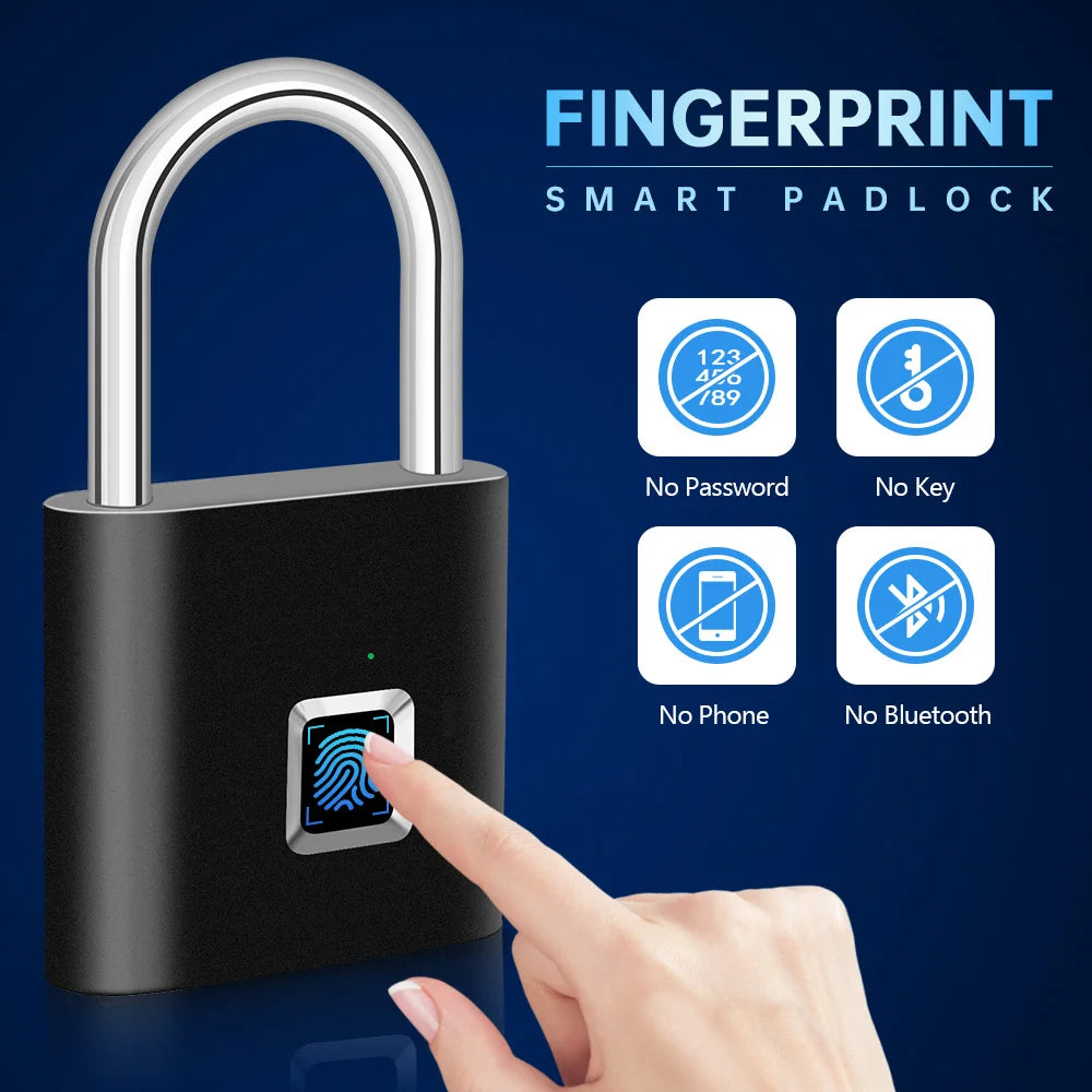Keyless USB Charging Fingerprint Lock