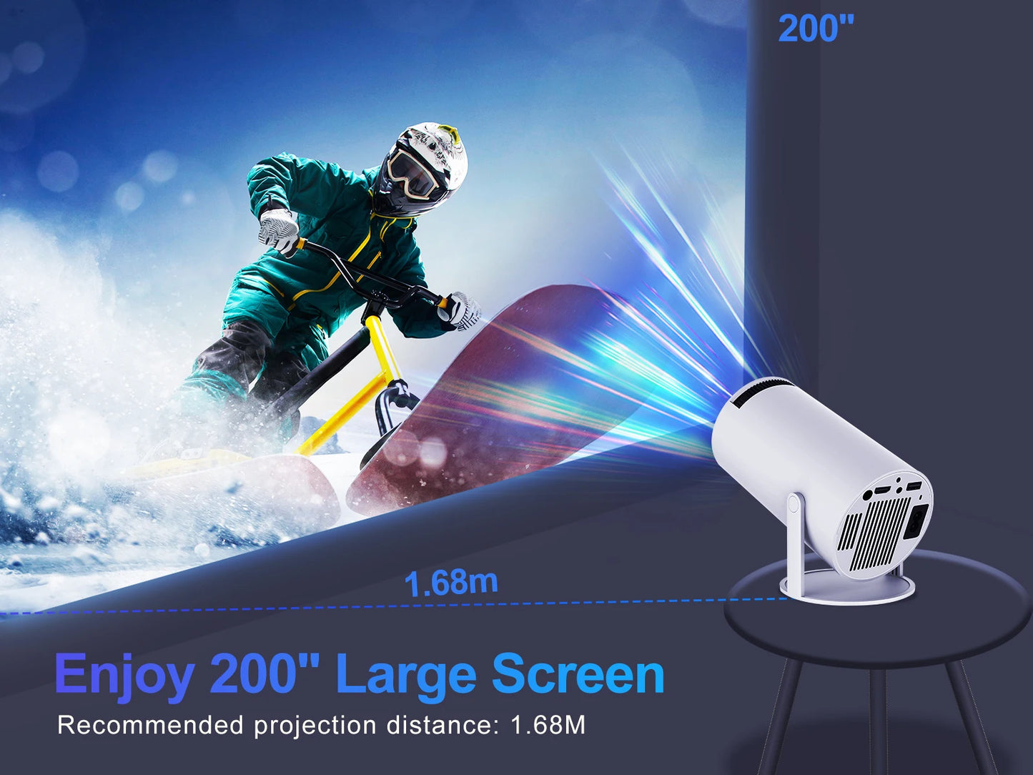 LumiCast™ PRO 4K +Wifi HY300 Pro